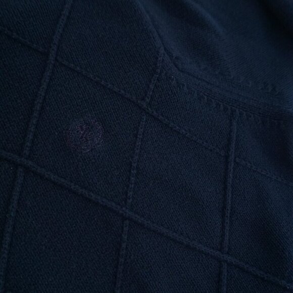 Vintage '90S Izod Argyle Pattern 100% Cotton Knit Crewneck Sweater XL - Picture 8 of 9